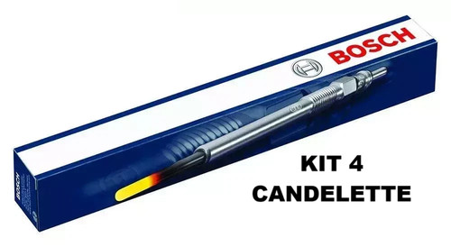Kit candelette bosch fiat - candelette,